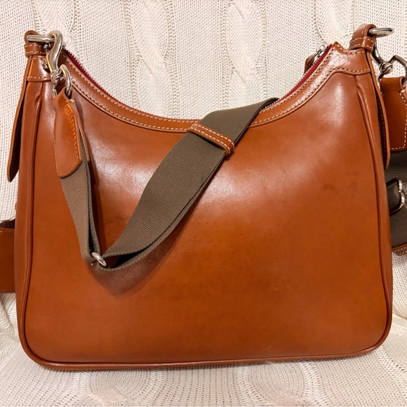 Dooney & Bourke Chestnut Toscana Florentine Leather Shoulder Bag - Picture 3 of 12